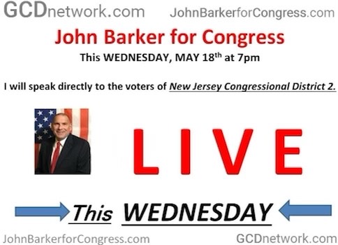 John Barker for Congress 5/18 Click Here!